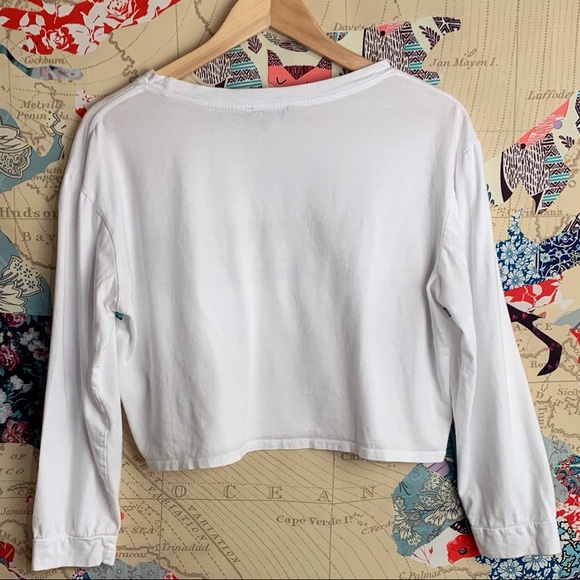 love  💕 peace ☮️ &  lazy days 🧘🏽 cropped tee - Picture 4 of 5